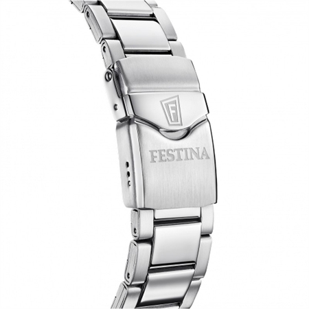 Festina Diver Herreur i stål m. blå skive F20663/1